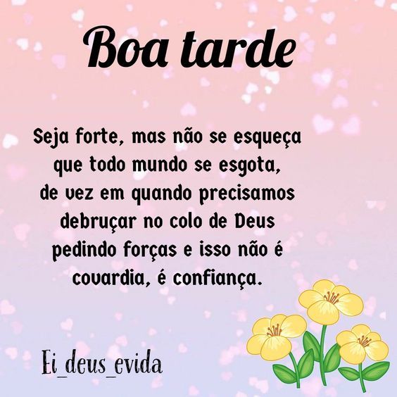 Boa tarde no colo de Deus