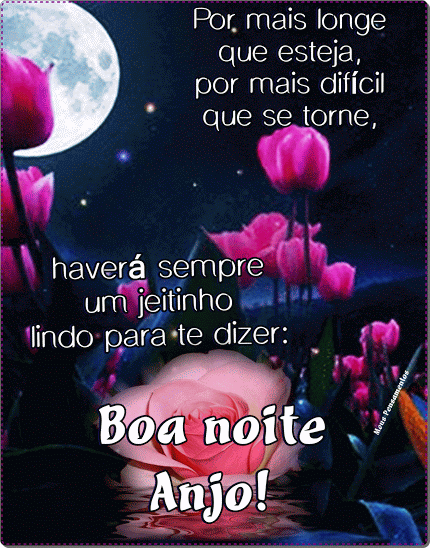 Jeito lindo de boa noite