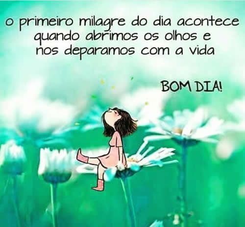 Mensagens de Bom dia com Alegria
