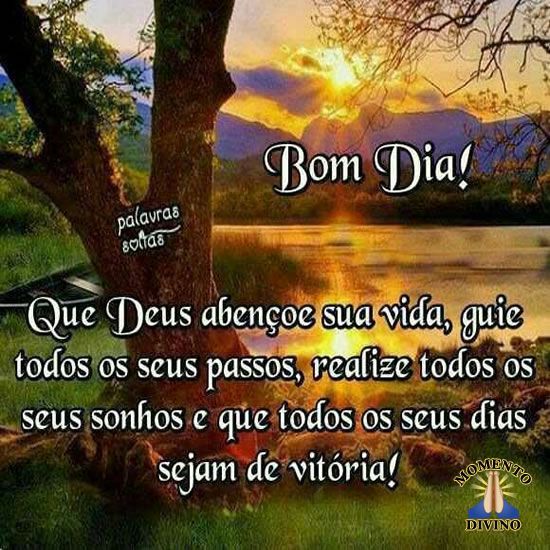 Que Deus abençoe a sua vida