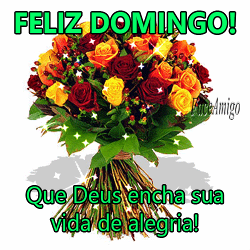 Que Deus encha sua vida de alegria!