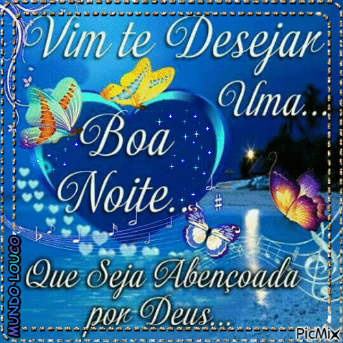 Que a sua noite seja abençoada por Deus