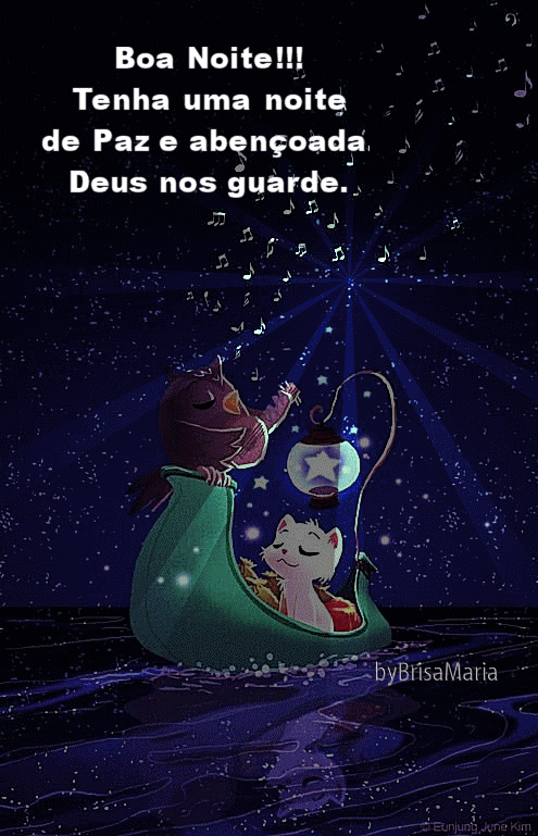 Tenha uma noite de paz e abençoada