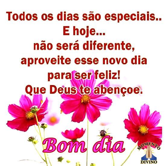 Mensagens de bom dia para pessoas especiais