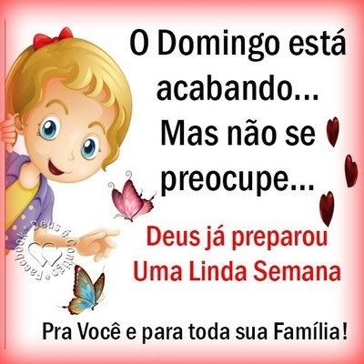 Boa Tarde de Domingo para você e Sua Família