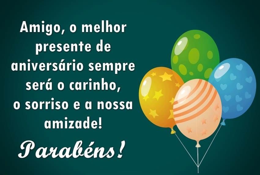 Parabéns amigo