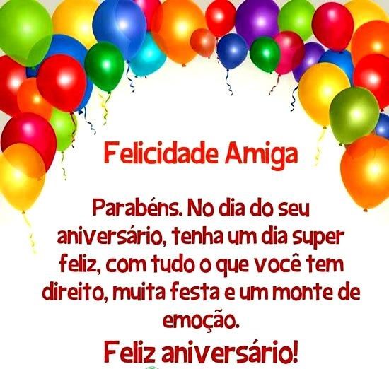 No dia do seu aniversário, tenha um dia feliz