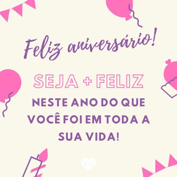 Feliz Aniversário Parabéns que Seja Feliz Nesta data Especial e sempre