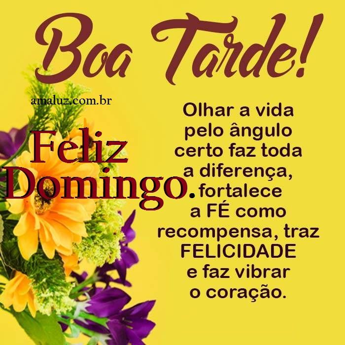 Mensagens Boa tarde domingo para Whatsapp e Amigos