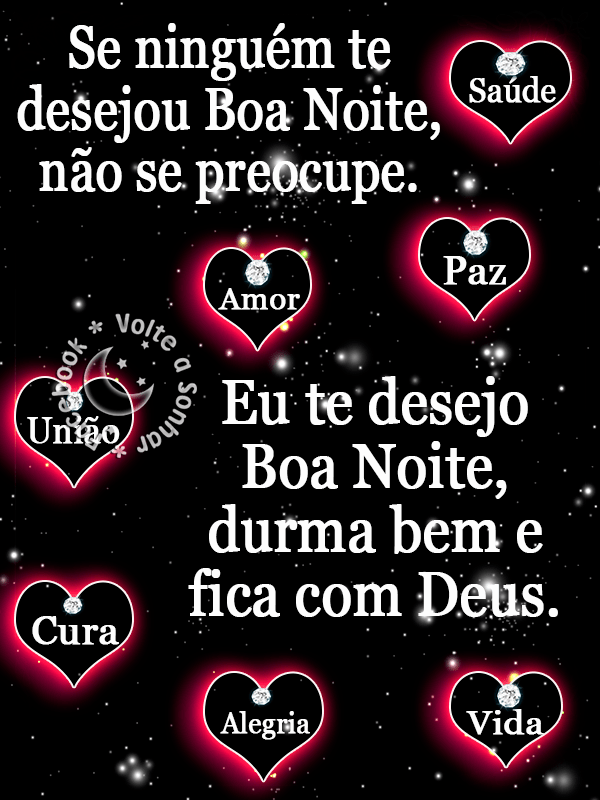 Para você uma ótima noite! saiba que não esqueceremos de você.