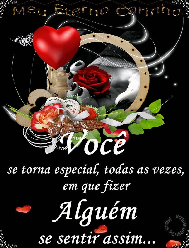 Boa noite com carinho para você coisa bonita!!!