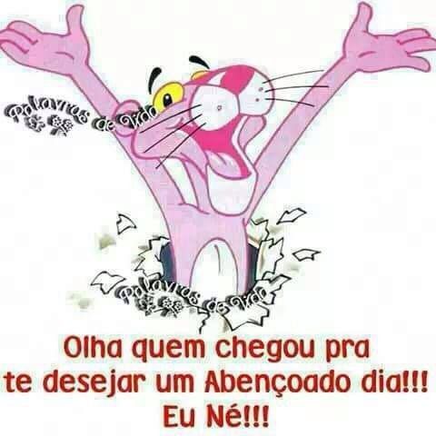 Bom dia, pantera na área