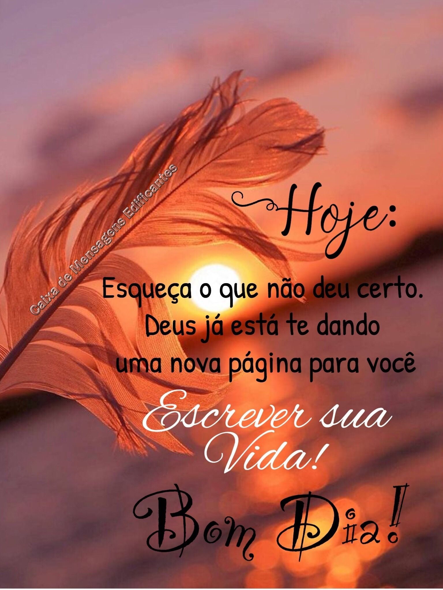 Deus está lhe dando uma nova página