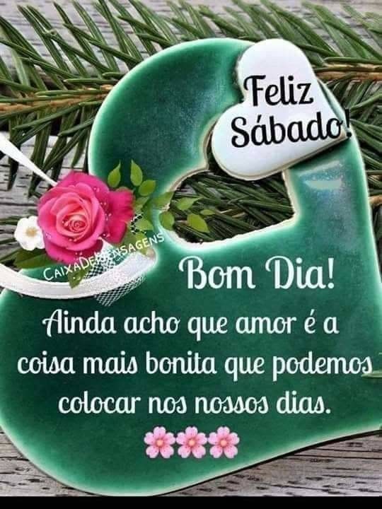 Feliz sábado de coração