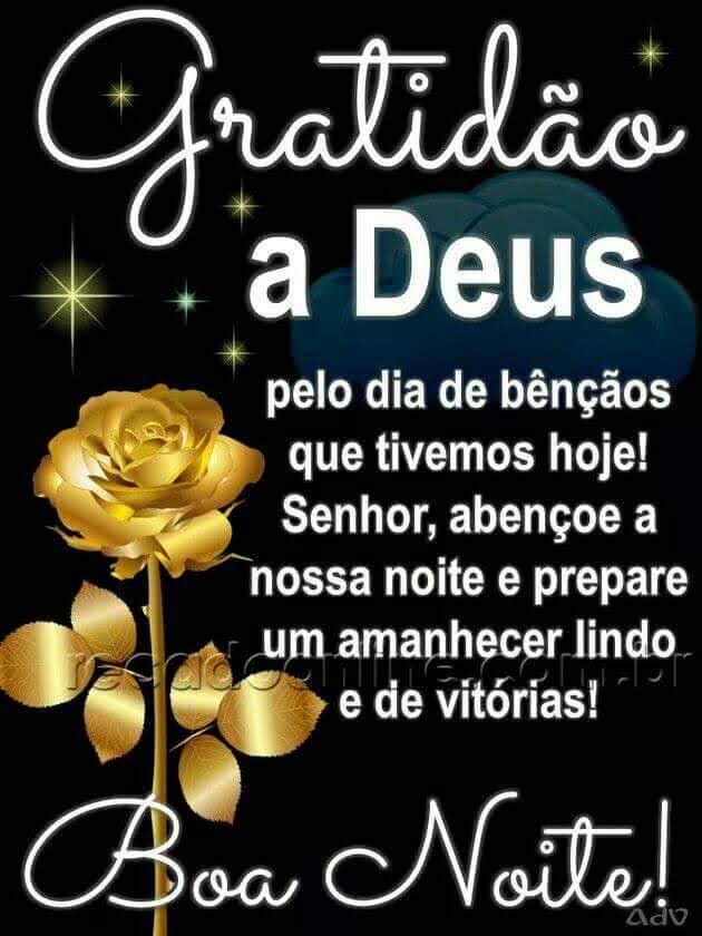 Tenha uma noite maravilhosa e abençoada ´por Deus com soninho repleto de paz e amor