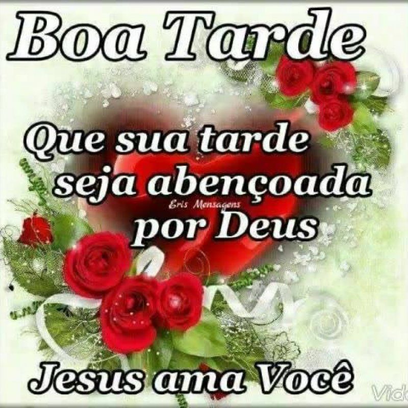 Boa tarde, Jesus ama você