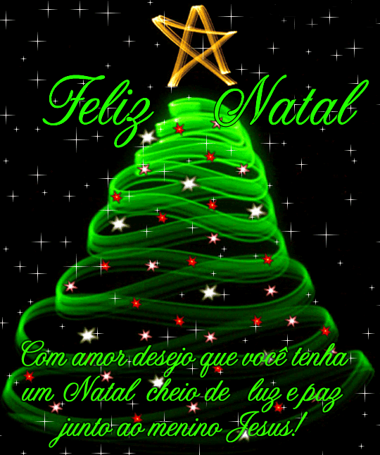 Com muito amor desejo que tenha um natal com paz, amor, carinho e saúde e bençãos de Deus