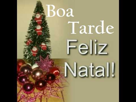 Feliz natal boa tarde com carinho especial 