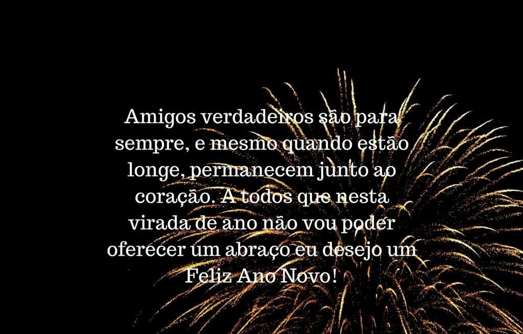 Feliz ano novo a todos os amigos
