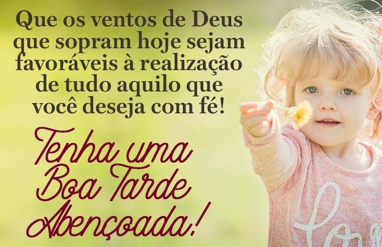 Boa tarde com criança