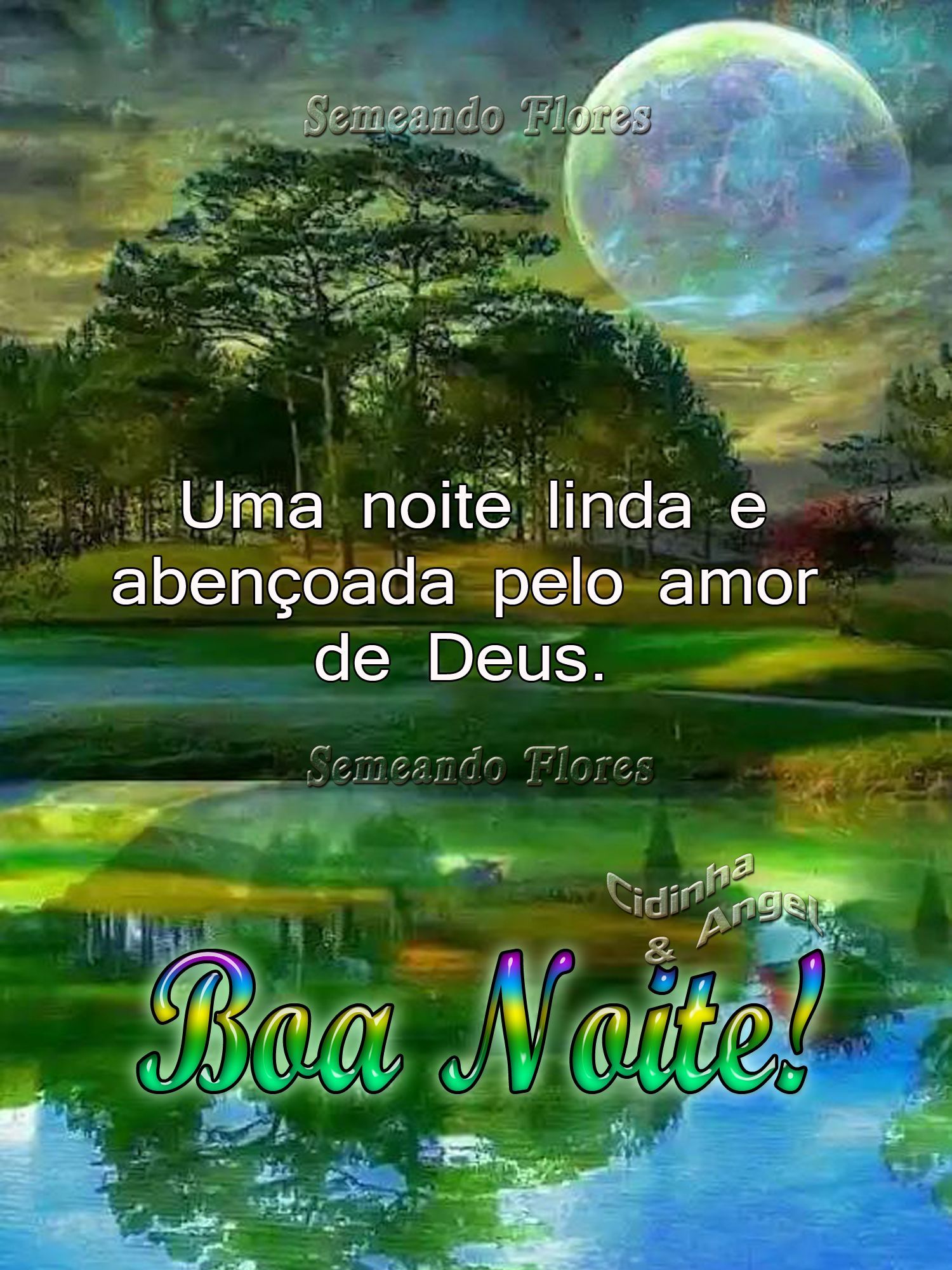 Boa noite linda e abençoada por Deus!