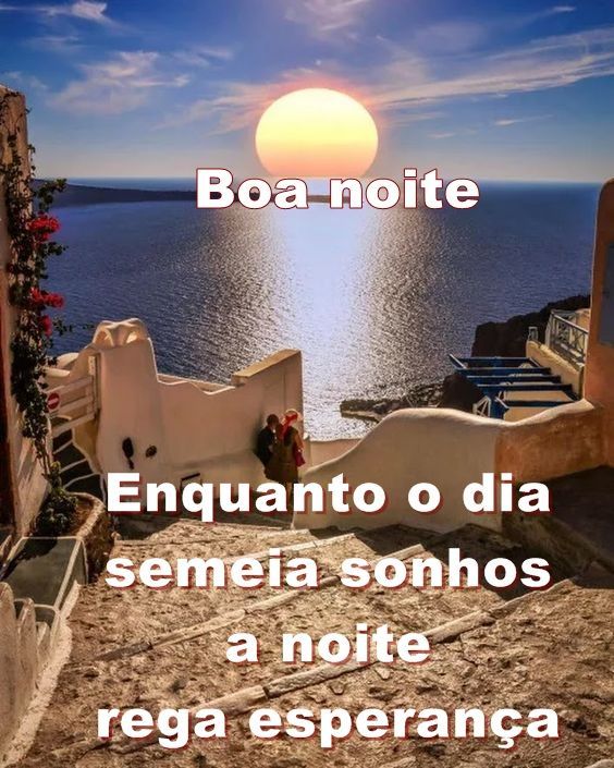 Boa noite! semeie nos seus sonhos!
