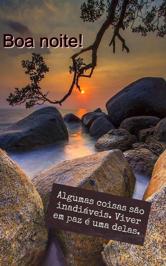 Boa noite! Durma em paz, sempre!