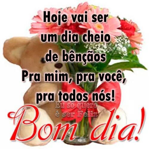 Bom dia cheio de bênçãos
