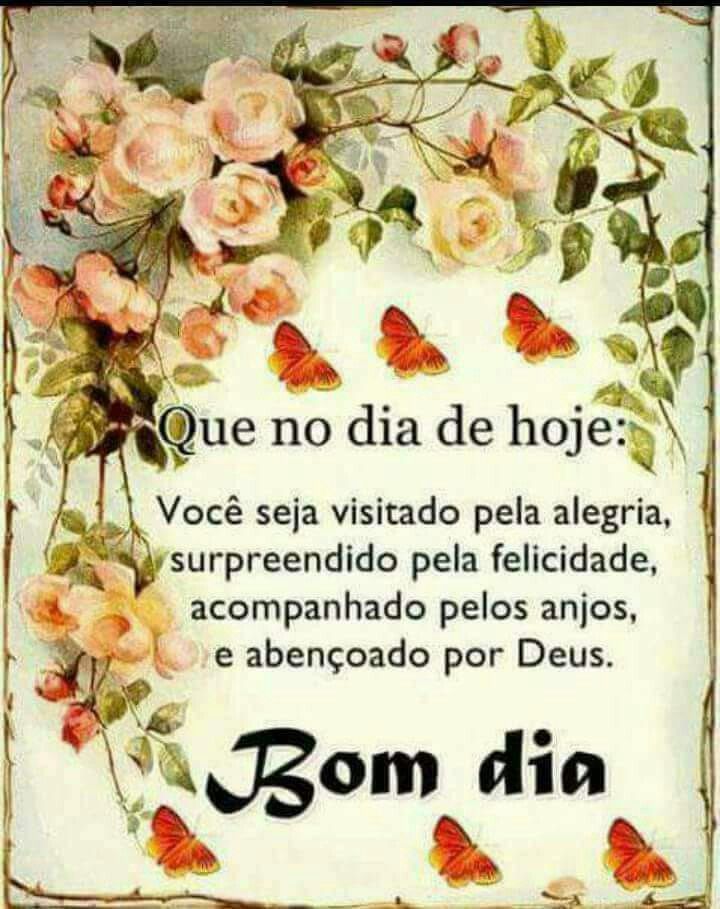 Bom dia abençoado por Deus