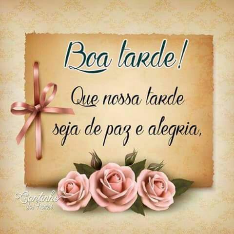 Uma tarde de paz e alegria