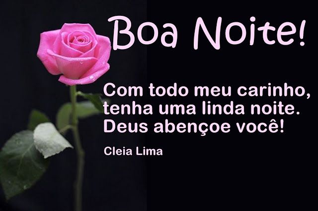 Boa noite com um toque de aroma florido