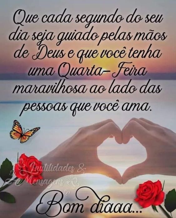 Uma quarta-feira maravilhosa ao lado das pessoas que você ama