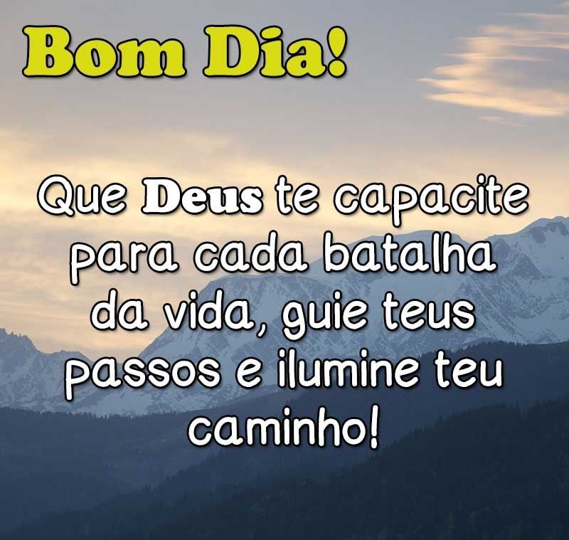 Linda mensagem de bom dia com Deus!