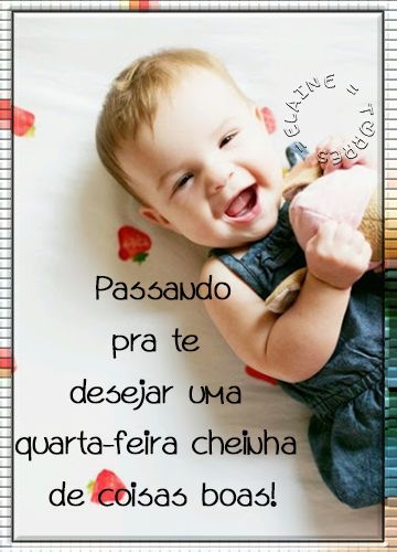 Uma quarta-feira cheinha de coisas boas