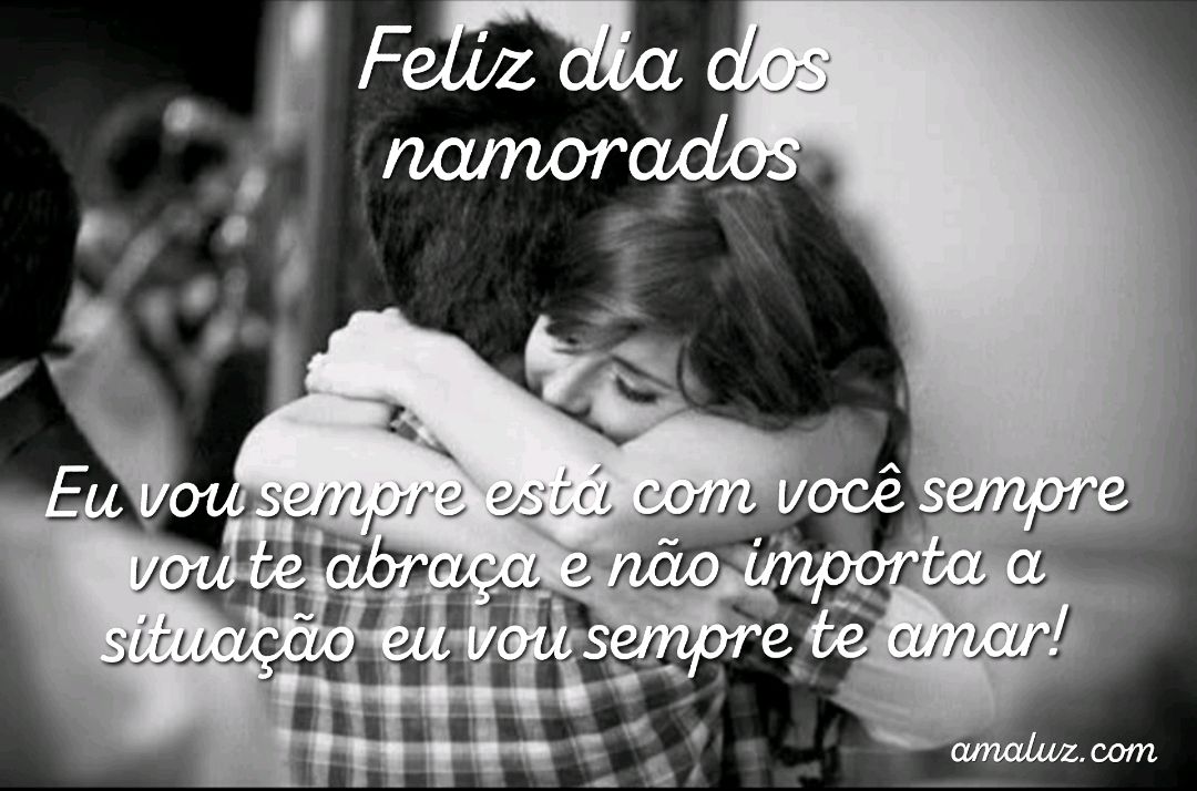 sempre com você feliz dia dos namorados.