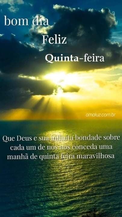 bom dia e feliz quinta feira