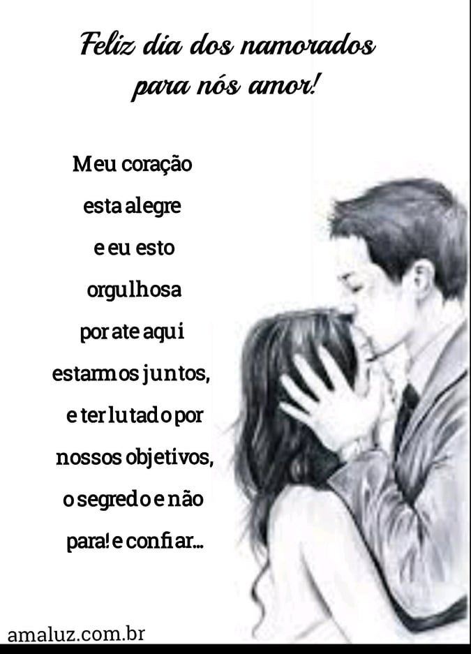 feliz dia dos namorados para nos amor