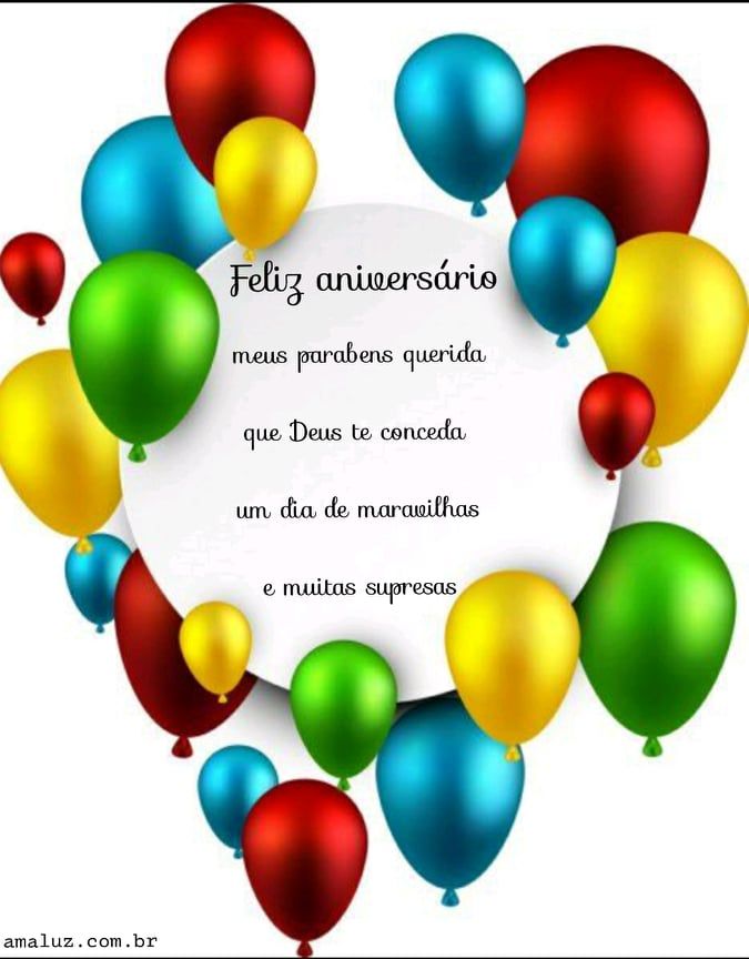 feliz aniversário querida