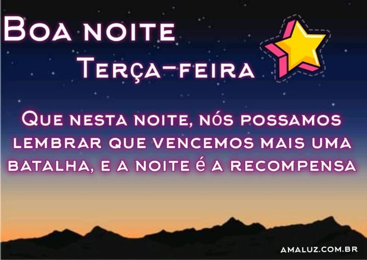 Boa noite! agradecer por mas um dia vencido