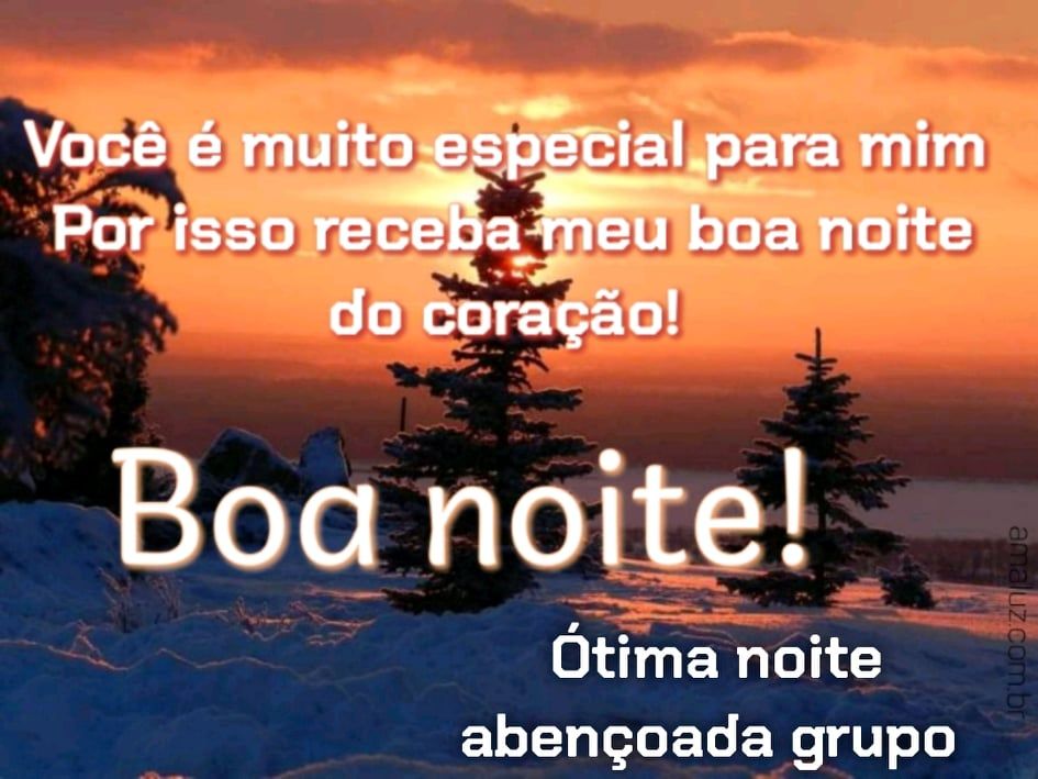 Boa noite especial para você.