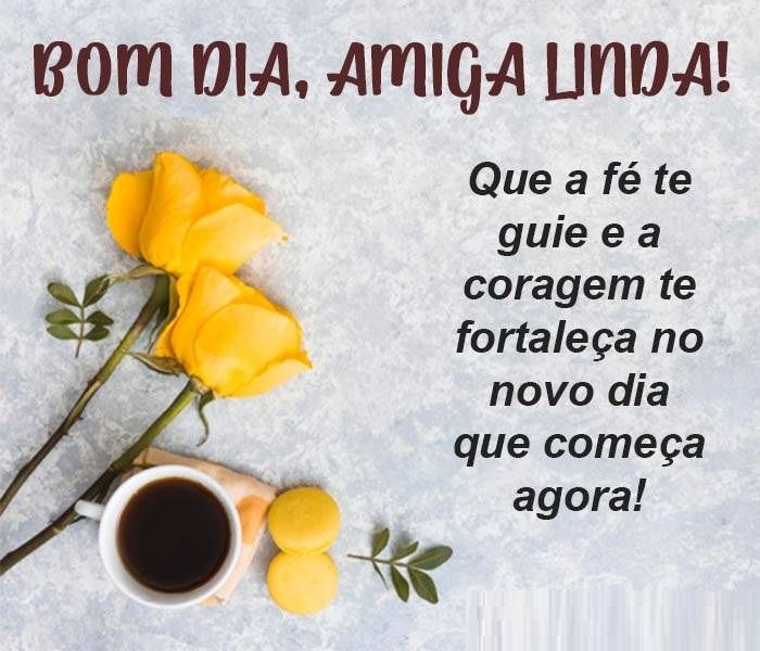 Bom dia amiga mensagens