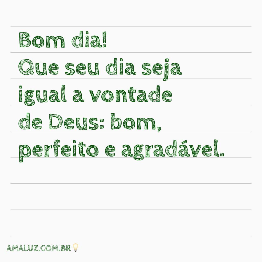 Bom dia cheio de carinho! 