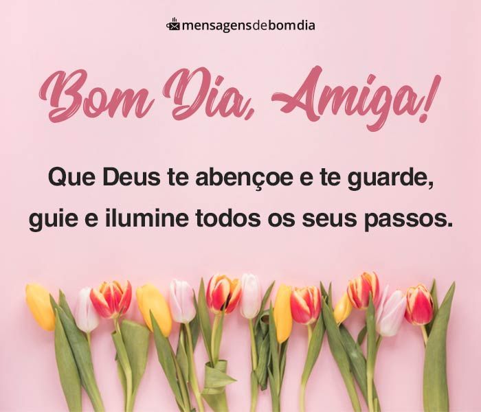 Bom dia amiga iluminado