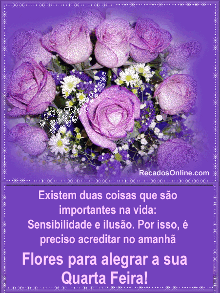 flores para alegra sua quarta feira gifs