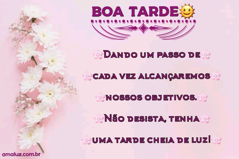 imagem arrozada com mensagem de boa tarde