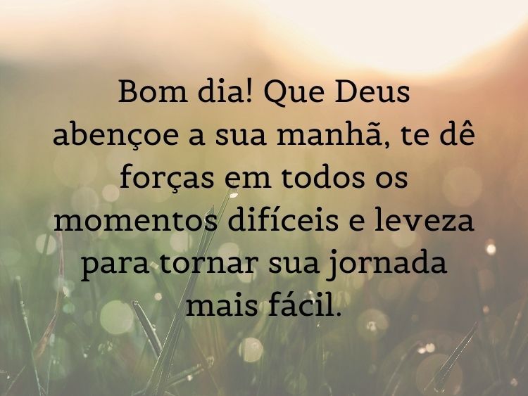 mensagem de bom dia abençoada pra amigo do whatsapp