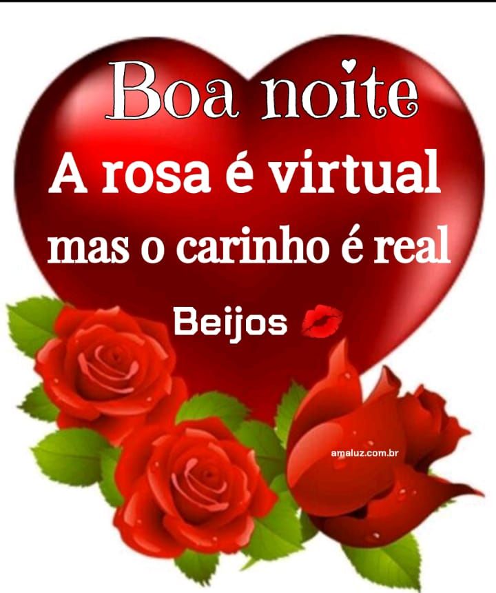 Boa noite com carinho.