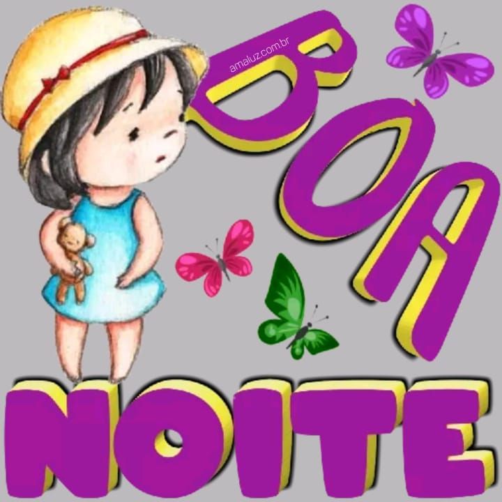 Boa noite com figuras