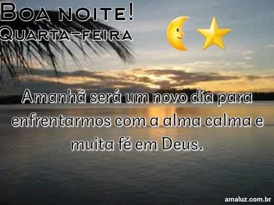 Boa noite com muita fé no nosso Deus