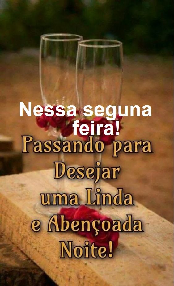 Boa noite de segunda feira imagem nova